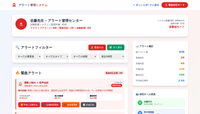 Alert-management画面